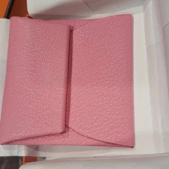 NEW Hermes Bastio Versa Coin Rose Confetti - Picture 2 of 6